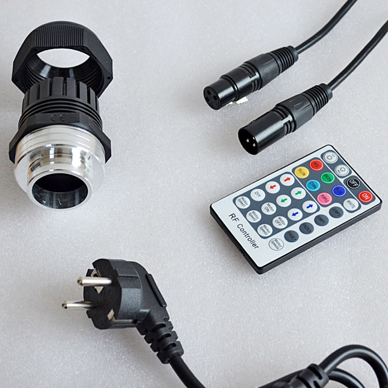 DC24V 50W RGB 4 Channels Twinkle LED Fiber Optic Lights Engine With 28 Keys Remote Controller DC24V 50W RGB 4 Channels Twinkle LED Fiber Optic Lights Engine With 28 Keys Remote Controller